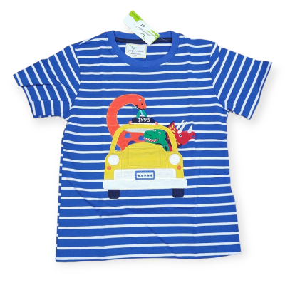 chlapecké tričko  s výšivkou auto , dino