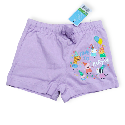 dívčí kraťasy Peppa Pig fialkové