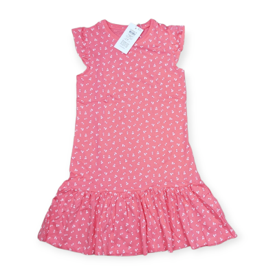 dívčí letní šaty Name it, třešně, růžové