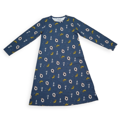 dívčí noční košile, tm. modrá, safari zvířátka