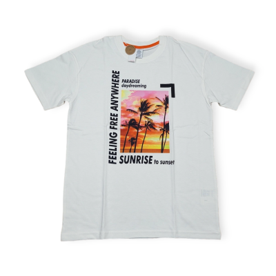 tričko Lindex, biobavlna GOTS , sunrise