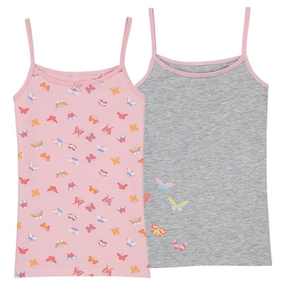 set 2ks dívčí nátělník, motýli